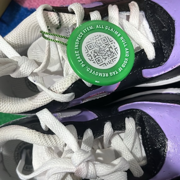 Brand new shoes for kids custom made purple and lilac size 9c - Picture 8 of 9